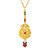 Brass Goldplated Handmade Small and Cute Traditional Pendant Ethnic Jewellery Women