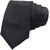 Exotique Narrow Black Satin Neck tie For Men (MT0001BK)