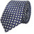 Exotique The Woven Swing Black,Blue & White Microfiber Neck tie For Men (MT0015MU)