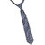 Exotique The Woven Swing Black,Blue & White Microfiber Neck tie For Men (MT0015MU)