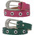 Exotique Pink & Green Faux Leather Belt Combo For Women (WC0014MU)