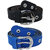 Exotique Black & Blue Faux Leather Belt Combo For Women (WC0019MU)