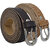 Exotique Brown & Beige Faux Leather Belt Combo For Women (WC0035MU)