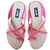 Shoe Mart Women Flats-Grey and Pink Colour