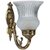 Lighting Usha Single Antique Brass Wall Light - Yellow