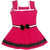Flora Self Design Cotton Frocks For Girls