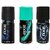AXE New Deo Deodorants Body Spray For Men - Pack Of 3 Pcs