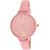HRV Formal Collection Pink Leather Strap Slim Look Fast Selling Woman Watch