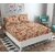 Home Crown 210 TC Indian Glace Cotton 2 Bedsheet (100 x 90 ) + 2 King Size Pillow Cover (20 x 30)
