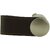 THE HOME KNOB LEATHER ROUND- DARK BROWN