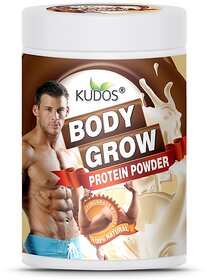 Kudos Natural Body Grow Weight Gainer Protein Powder (Chocolate Flavour) - 500g