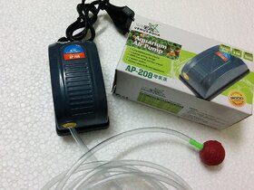 Venus Aqua AP-208 Single Nozzle Air Pump With 1.5m Pipe and Air Stone Combo