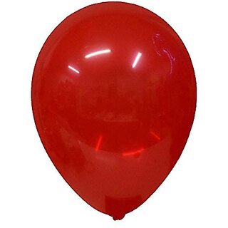 Lalantopparties Colour balloon plain solid Finish Balloon Birthday, Anniversary,Red Pack Of 25