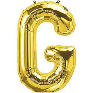 Lalantopparties Alphabets Balloon G Letter Balloon 16 inch Party Decoration,birthday,Gold Pack of 1