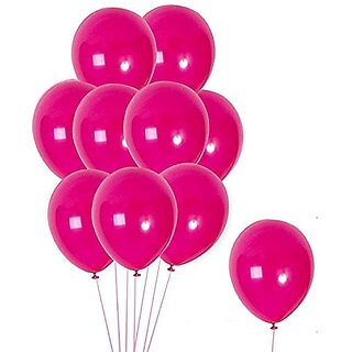 Lalantopparties Plain Latex Balloons 9 inch birthday decoration,anniversary,DarkPink 35 Pack of 1
