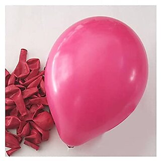 Lalantopparties Plain Latex Balloons 9 inch birthday decoration,anniversary,BrightPink 35 Pack of 1