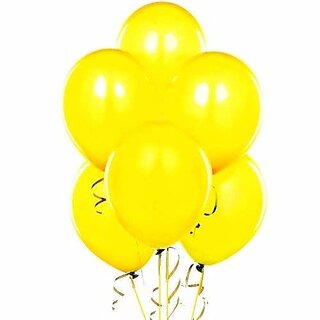 Lalantopparties Plain Latex Balloons 9 inch birthday decoration,anniversary,Yellow 35 Pack Of 1