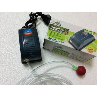 Venus Aqua AP-208 Single Nozzle Air Pump With 1.5m Pipe and Air Stone Combo