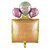 Lalantopparties Gift Bag Shape Foil Balloon Happy Birthday Print Balloon,63cm x 107cm Gold Pack of 1