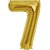 Lalantopparties Number foil balloon 16 inch 7 number party decoration,birthday,Gold Pack of 1