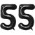 Lalantopparties Number foil balloon 16 inch 55 number party decoration,birthday,Black Pack of 1