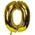 Lalantopparties Number foil balloon 32 inch 0 number party decoration,birthday,Gold Pack of 1