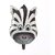 Lalantopparties Jungle theme Printed Large Zebra Head Foil Balloon birthday, Multi Pack of 1
