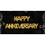 Lalantopparties Happy anniversary Letter Foil Balloon Alphabet Balloon Party Gold Pack of 1