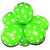 Lalantopparties Polka Dot Balloon Spotty Balloon Party Decoration, Green 10 pc Pack Of 1