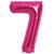 Lalantopparties Number foil balloon 16 inch 7 number party decoration,birthday,Pink Pack of 1