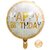 Lalantopparties Happy Birthday Round Foil Balloon 18 inch birthday decoration,Gold Border Pack of 1