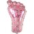 Lalantopparties Feet Shape Foil Balloon Its a Girl Printed Birthday decoration ,Pack of 1
