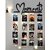 Khush Its Amazing Wood Moments With LED Light Hanging Photo Display, DIY Picture Photo Frame Collage Set Includes Multi colour Clips, Wall Mount