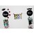 Khush Its Amazing Wood You And Me Hanging Photo Display, DIY Picture Photo Frame Collage Set Includes Multi colour Clips
