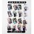 Khush Its Amazing Wood Friends Forever Hanging Photo Display, DIY Picture Photo Frame Collage Set Includes Multi colour Clips