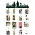 Khush Its Amazing Home Decor Wood Dark Green Best Ever Sister Picture Photo Frame for Wall Decor Photos Artworks Prints Multi Pictures Organizer & Hanging Display Frames with Wood Clips
