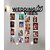 Khush Its Amazing Home Decor Wood Wedding Vibes With LED Light Hanging Photo Display, DIY Picture Photo Frame Collage Set Includes Multi colour Clips