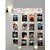 Khush Its Amazing Home Decor Wood White Memories With LED Light Hanging Photo Display, DIY Picture Photo Frame Collage Set Includes Multi colour Clips