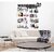 Khush Its Amazing Wood Wedding Vibes Hanging Photo Display, DIY Picture Photo Frame Collage Set Includes Multi colour Clips