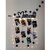 Khush Its Amazing Home Decor Wood Moments With 10 Star LED Light Hanging Photo Display, DIY Picture Photo Frame Collage Set Includes Multi colour Clips