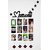 Khush Its Amazing Home Decor Wood Moments 4 Star With Squre Heart Hanging Up Down Hanging Photo Display, DIY Picture Photo Frame Collage Set Includes Multi colour Clips