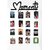 Khush Its Amazing Wood Moments Hanging Photo Display, DIY Picture Photo Frame Collage Set Includes Multi colour Clips