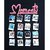 Khush Its Amazing Home Decor Wood Pink Moments Hanging Photo Display, DIY Picture Photo Frame Collage Set Includes Multi colour Clips