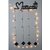 Khush Its Amazing Home Decor Wood Moments With Squre Heart Hanging Up Down LED Light Hanging Photo Display, DIY Picture Photo Frame Collage Set Includes Multi colour Clips