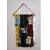 Khush its Amazing Home Decor Tri Macrame Photo Wall Hanging Colour with Natural Round Stick with LED Light