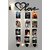 Khush Its Amazing Home Decor Wood Love Heart With LED Light Hanging Photo Display, DIY Picture Photo Frame Collage Set Includes Multi colour Clips