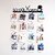 Khush Its Amazing Wood School Day Hanging Photo Display, DIY Picture Photo Frame Collage Set Includes Multi colour Clips