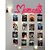 Khush Its Amazing Home Decor Wood Pink Moments With LED Light Hanging Photo Display, DIY Picture Photo Frame Collage Set Includes Multi colour Clips