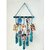 Khush Its Amazing Home Decor Wall Hanging Hand Made Black Stick With Macrame Blue 5 Line Rope Photo Display ,DIY Picture Photo Frame Collage Set Includes Multi colour Clips