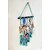 Khush Its Amazing Home Decor Wall Hanging Hand Made Black Stick With Macrame Blue 5 Line Rope Photo Display ,DIY Picture Photo Frame Collage Set Includes Multi colour Clips